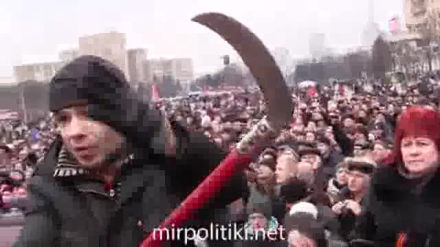 Украина. Бандеровчу правокаторлор колго түштү. 