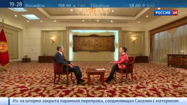 Алмазбек Атамбаевдин "Россияга" берген интервьюсу