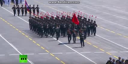  Кыргызстандын Улуттук гвардиясы Пекиндеги парадда