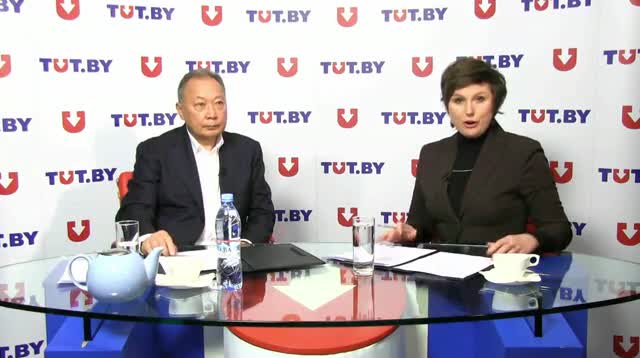 К.Бакиевдин беларустук телеканалга берген биринчи интервьюсу. 18.11.15