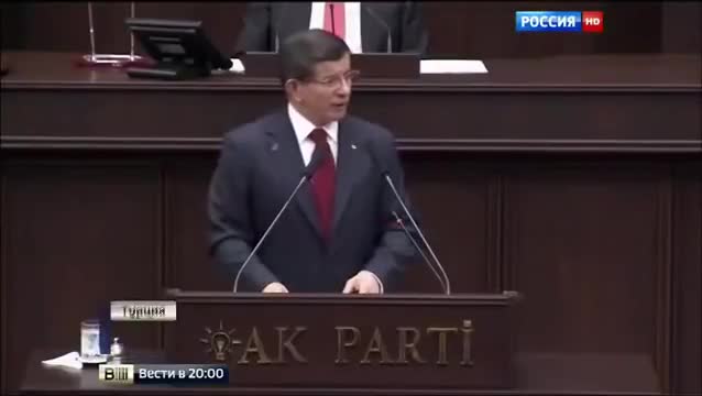 Ахмет Давутоглу: "Орусиялык учакты атууга мен буйрук бергем!"