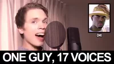 Таң каларлык! Бир адам 17 түрдүү ырдайт... )