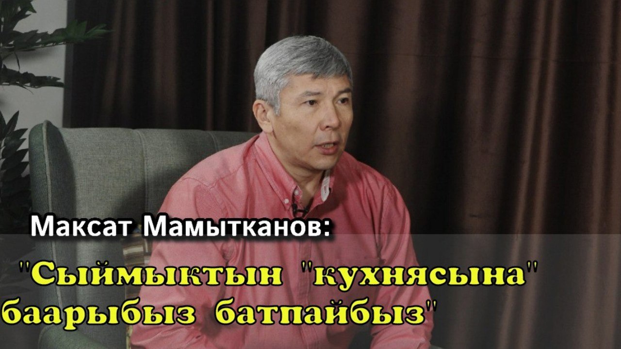 Жаңы өкмөт курамына кирбей калган Максат Мамытканов: "Кызматтан кетерде Садыр Жапаров менен сүйлөшкөм"