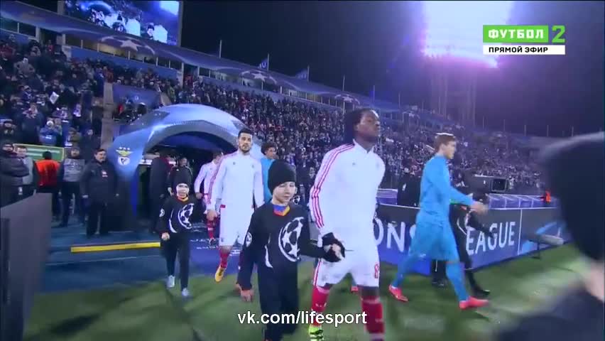  Чемпиондор Лигасы 2015-2016. Плей-офф. Зенит - Бенфика 