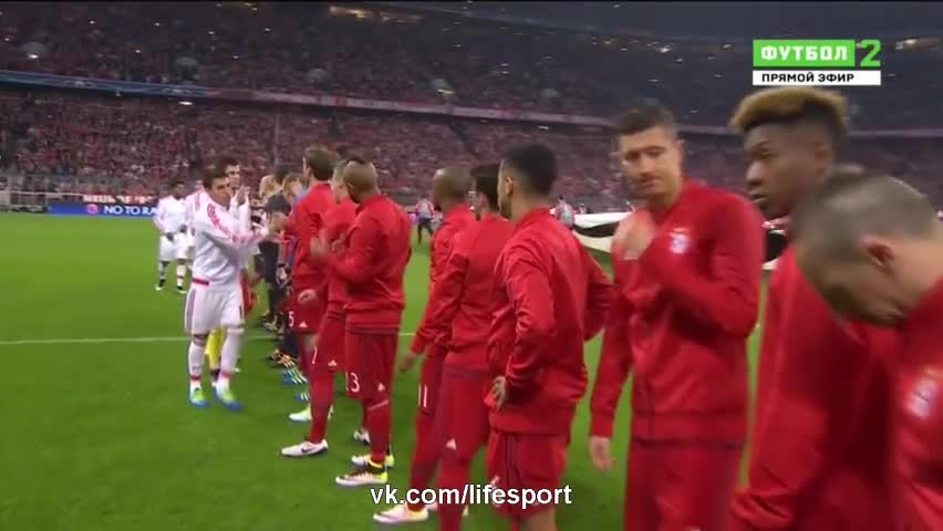 Чемпиондор Лигасы 2015-2016. Чейрек финал. Бавария - Бенфика 1:0 