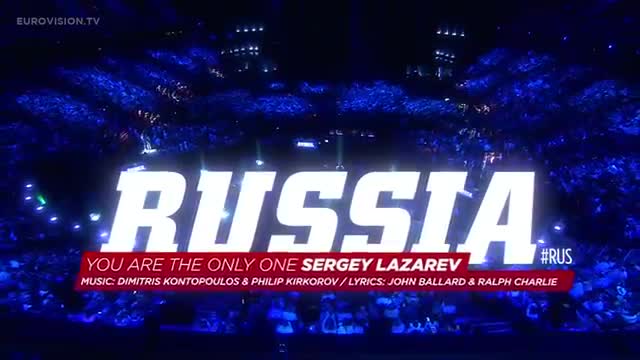 Евровидение 2016. Жарым финал. Сергей Лазарев - You Are The Only One (Орусия)