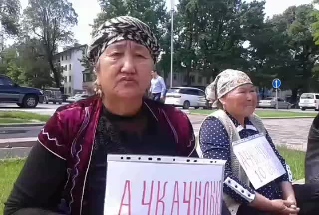 "Уулумду ак жеринен 14 жылга камап салды" деген аял ачкачылык жарыялады