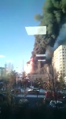 Аалы Токомбаев көчөсүндөгү өрт-2