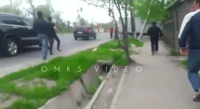 Чапаев көчөсүндө унаа 2 окуучуну сүзүп кетти