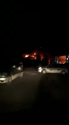 Ош базарындагы өрт түнү башталды
