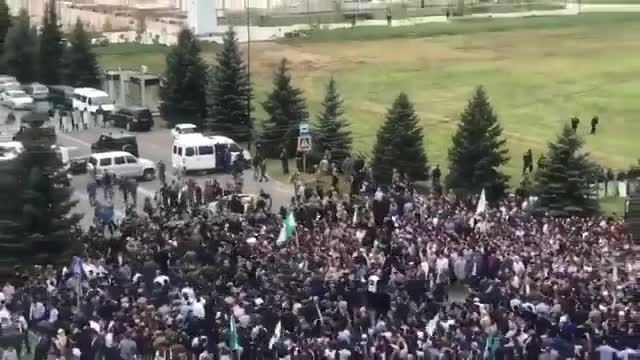 Ингушетиядагы митингде ок атылды