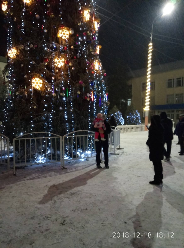 Нарында Жаңы жылдык балаты орнотулду 18.12.18