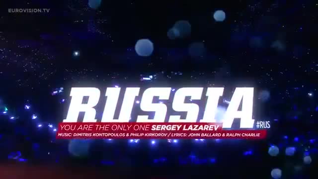 Сергей Лазарев Евровидение-2016 сынагы учурунда