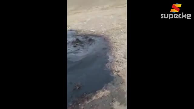 ЭЛДИК КАБАР: "Майлуу-Сууда шаарындагы айылдардын биринде нефти чыгып, бүт жолду каптап жатат" дейт окурман