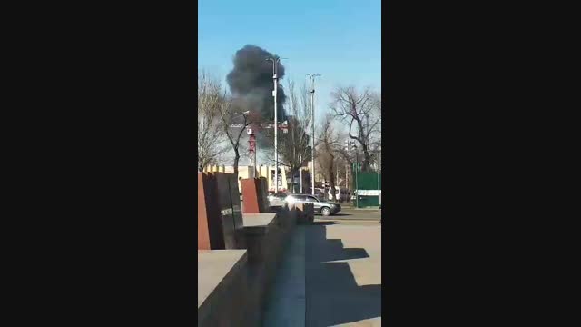 Бишкекте унаа жуучу жайдан өрт чыкты