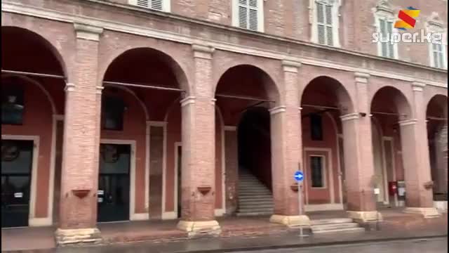 Италиянын Фабриано шаары. Коронавирустан улам ээн калган көчөлөр