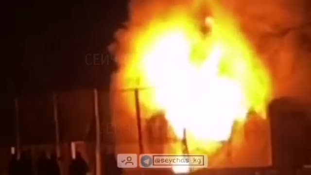 Бишкекте вагондон чыккан өрт