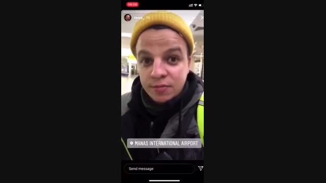 Юморист Ростислав Ященко "Манас" аэропортунун жетекчилигине кайрылды