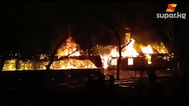 Аксыда "Айданек" балдар бакчасы толугу менен күйүп кетти