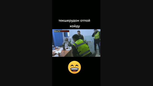 Алмаз Шаадаев патрульдук милицияга түшүп калгандагы видео