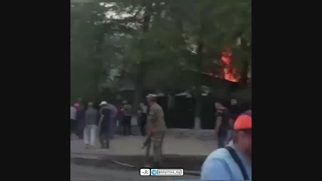 Тамактануучу жайдан өрт чыкты 