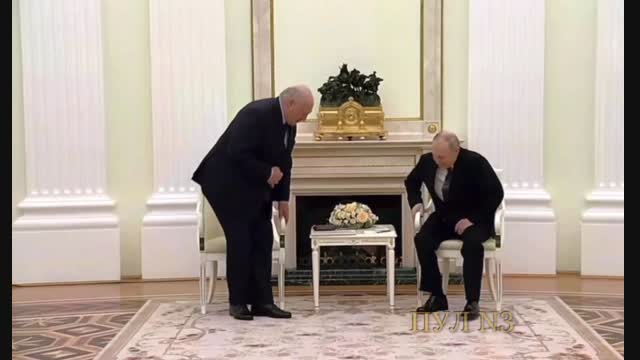 Путин менен Лукащенконун жолугушуусу айлык тууралуу тамаша менен башталды