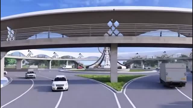 Ошто көп деңгээлдүү жол түйүнү курулат