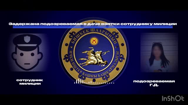 Бишкекте милиция кызматкерине пара берүүгө шектелип аял киши кармалды