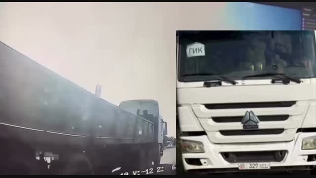 Жанындагы унааны сүзө жаздаган жүк ташуучу унаанын айдоочусуна чара көрүлдү