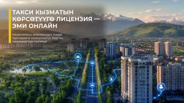 Эми такси айдоочулары лицензияны онлайн ала алат