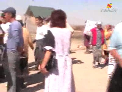 "Адилет" жаңы конушунун тургундарынын нааразычылык акциясы