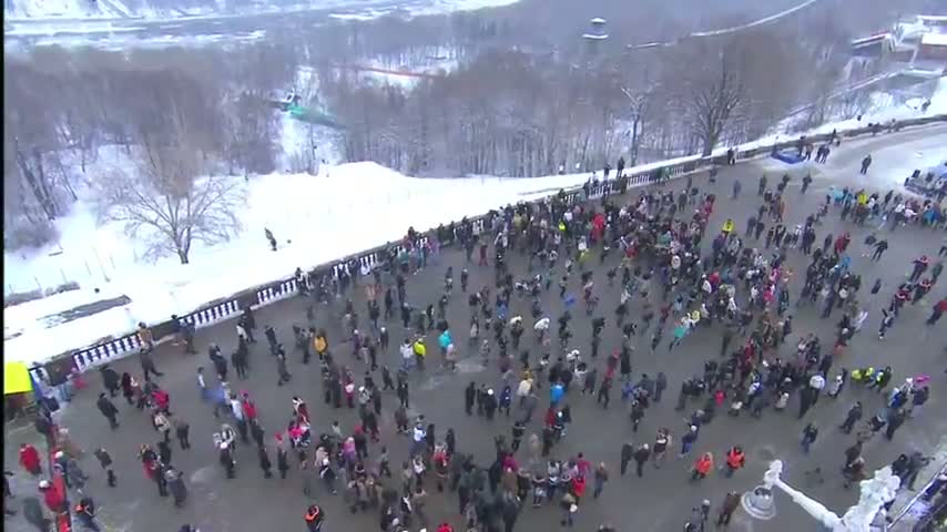 Флеш моб москва