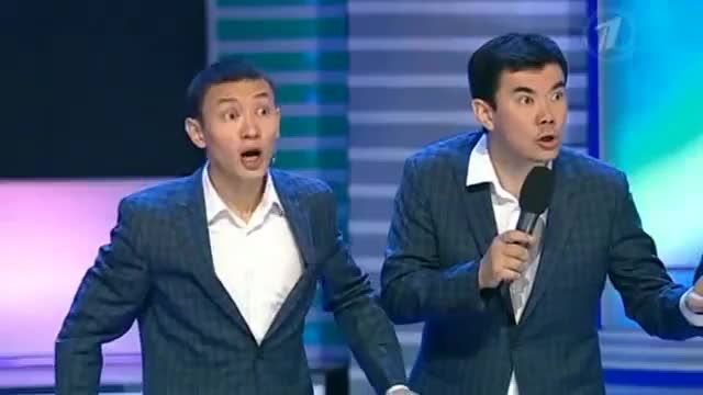 КВН Казактар - чала орус тили