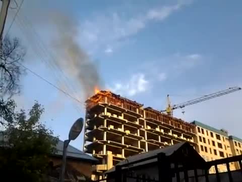 Бишкекте дагы бир өрт