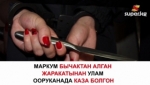 Аксыда 29 жаштагы кыз айылдашынын өлүмүнө шектелүүдө