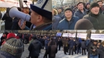 Кыргыз-Тажик чек арасындагы абал боюнча Ак Үйдүн астында митинг өттү