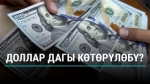 Улуттук банк: “Канча доллар керек болсо, ошончо долларды сатууга даярбыз“