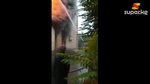 Сузакта айыл өкмөттүн имараты өрттөнүп кетти